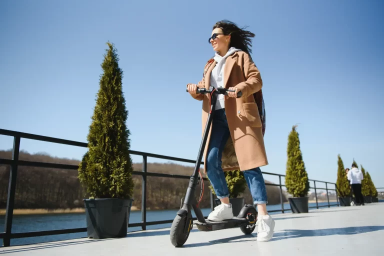woman-riding-electric-scooter-outdoors